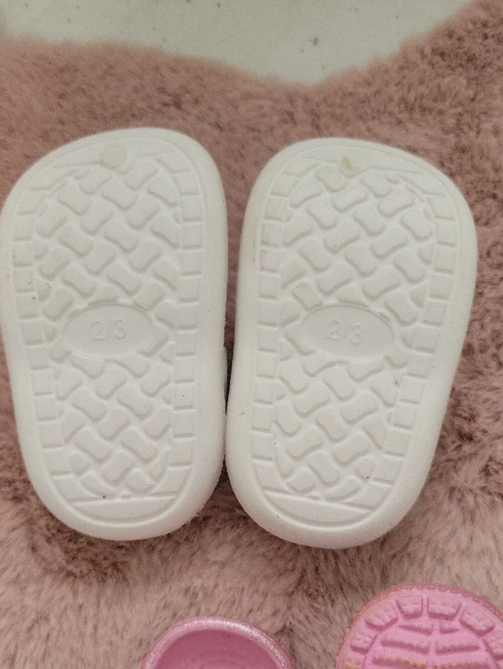 CROCS sparkly pink